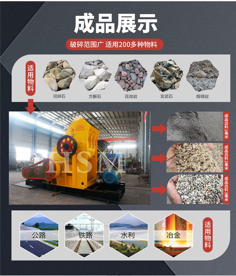 雙級破碎機適應(yīng)物料 雙級破碎機適應(yīng)物料